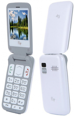 Сотовый телефон Fly Ezzy Trendy 3 2G DS White от магазина Лидер