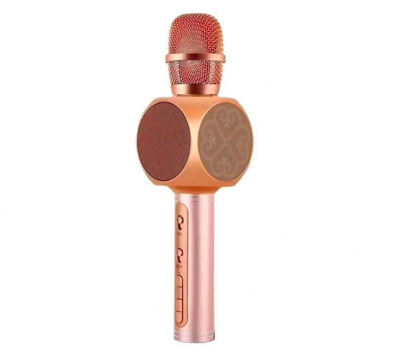Караоке микрофон Ys-63 Розовый от магазина Лидер