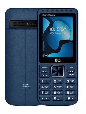 Мобильный телефон BQ 2455 Boom Quattro Синий от магазина Лидер
