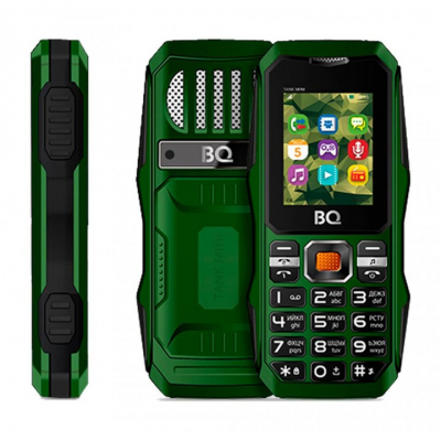 Мобильный телефон BQ BQ-1842 Tank mini Темно-Зеленый от магазина Лидер